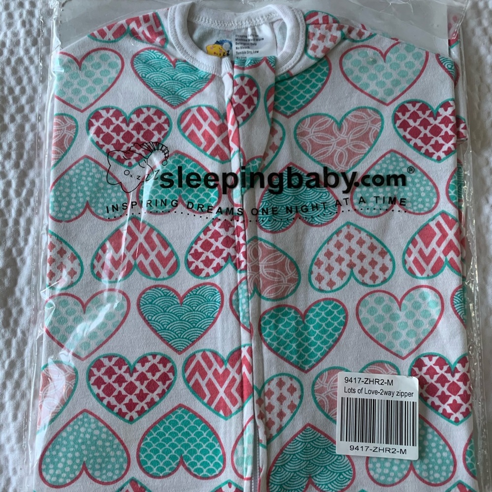 NWT Zipadee Zip Sleeping Baby Sleep Sack Medium